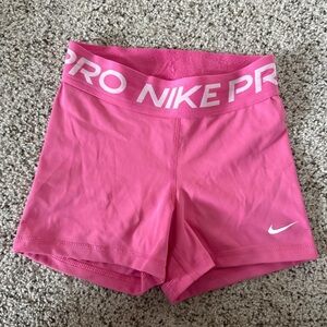 Nike Pro Women's Pink Shorts Spandex